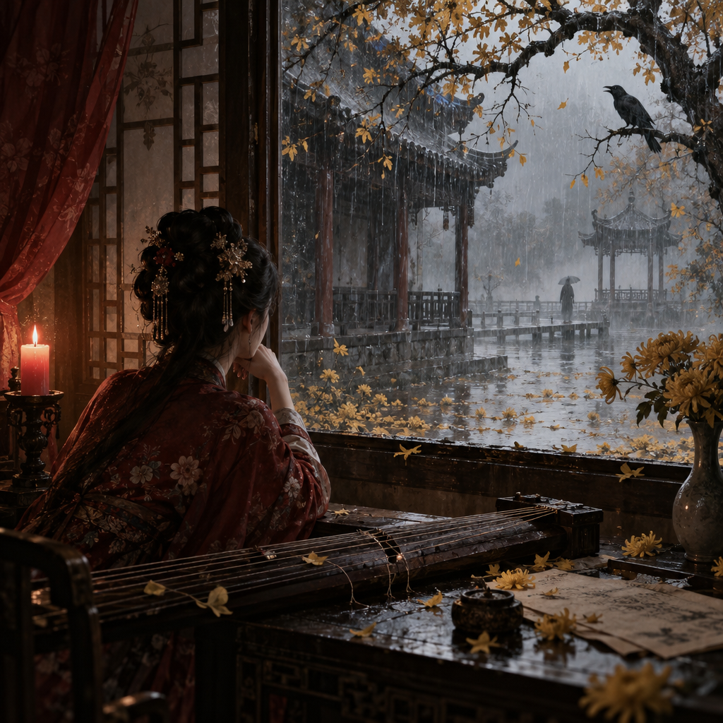 秋日的雨